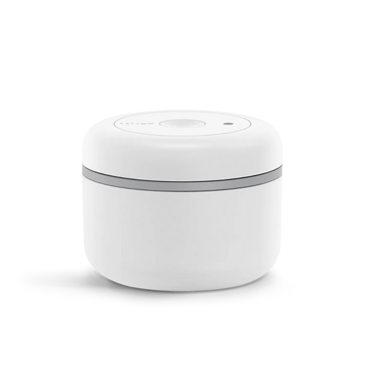 Fellow Atmos Vacuum Canister - 0.4l Matte White Steel