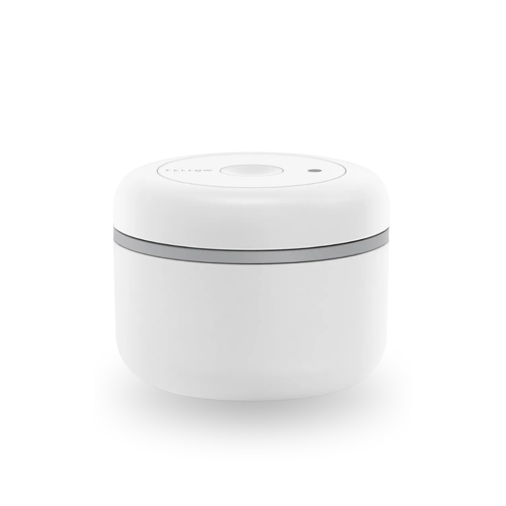 Fellow Atmos Vacuum Canister - 0.4l Matte White Steel